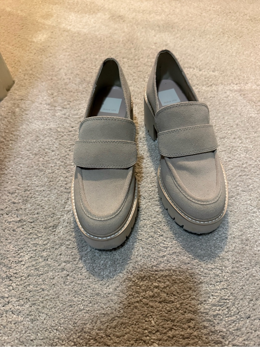 Dolce Vita Halona Chunky Lug Loafers — Tan - Picture 2 of 6